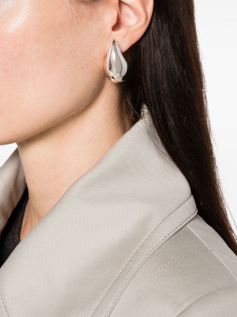 Sterling Silver Drop Stud Earrings