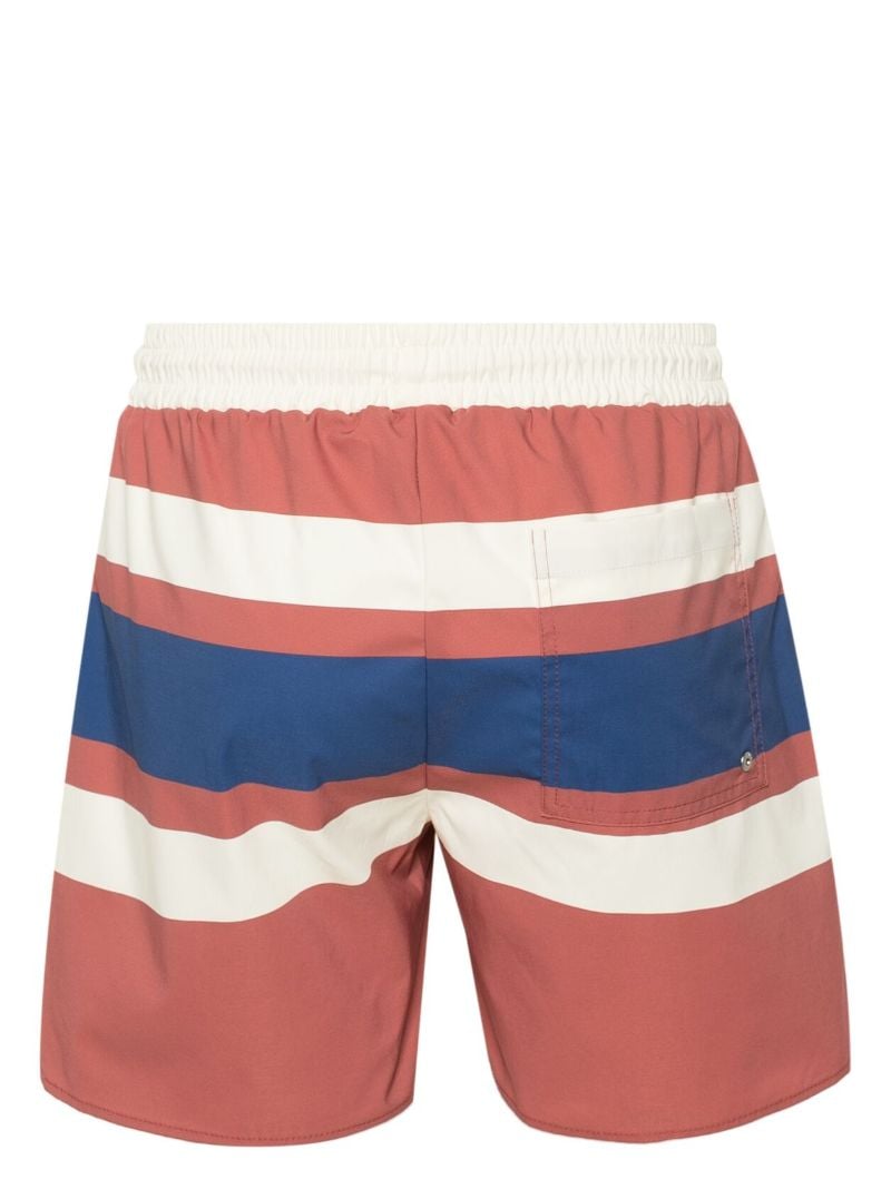 Orange Pavil Logo-print Shorts