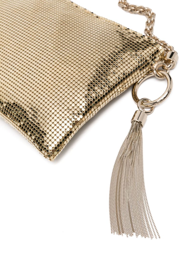 Gold-tone Callie Mesh Shoulder Bag
