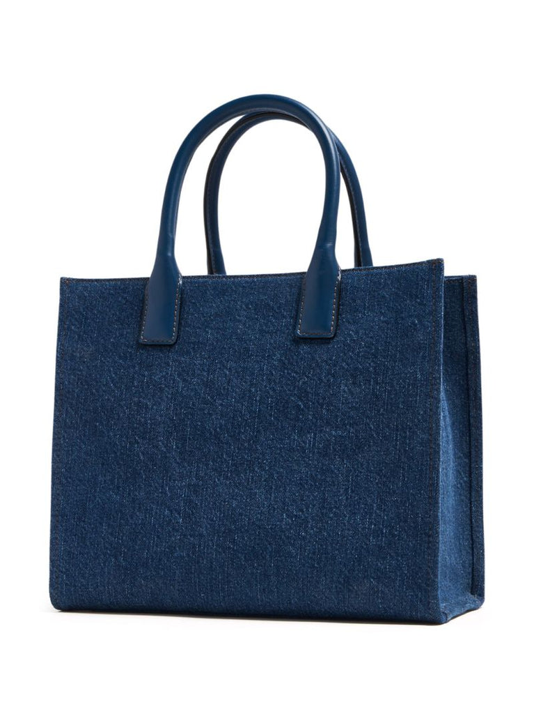 Blue La Medusa Small Tote Bag