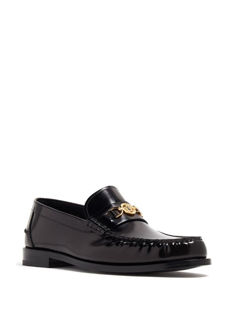 Black Medusa '95 Leather Loafers