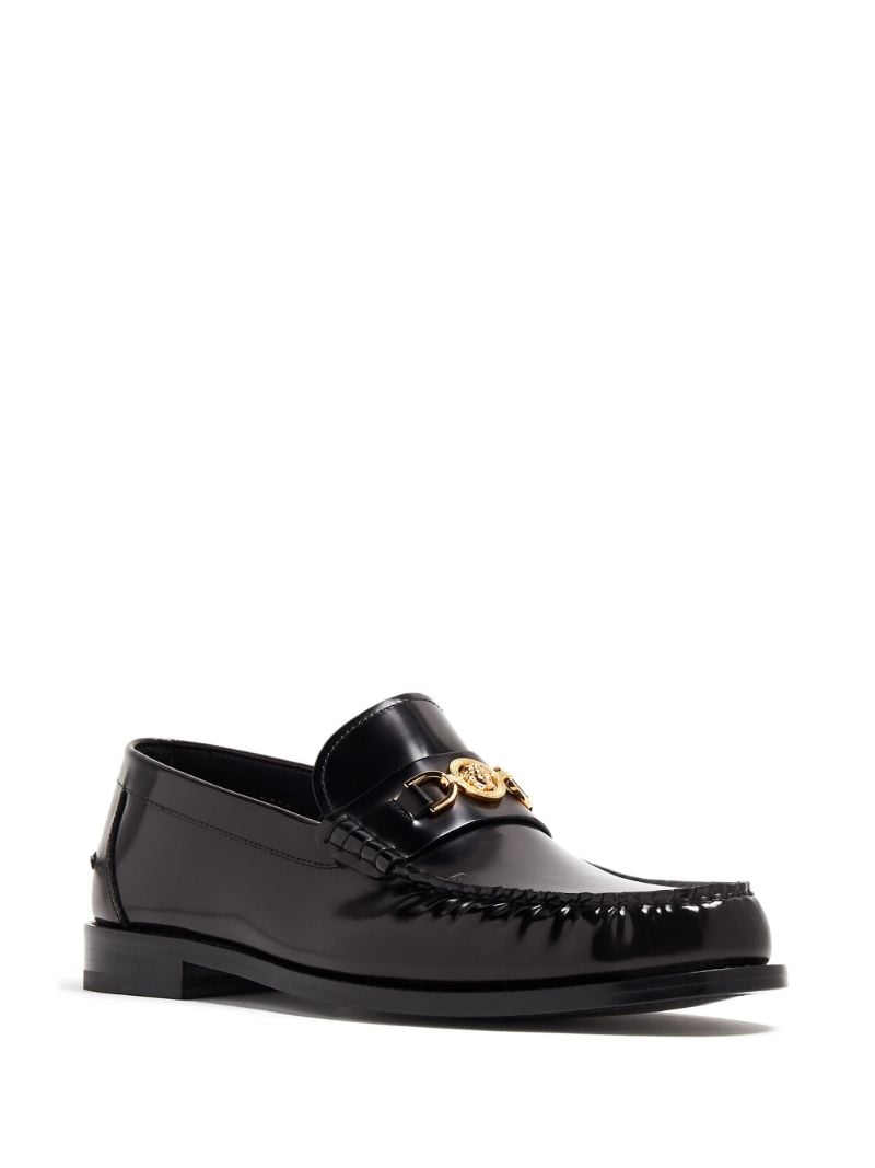 Black Medusa '95 Leather Loafers