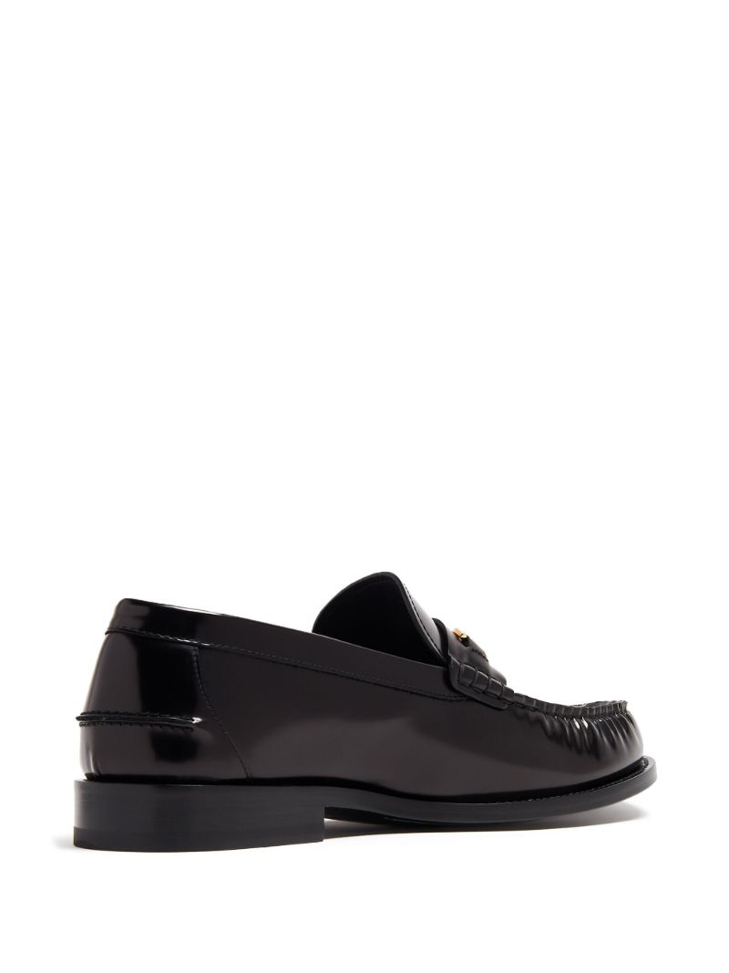 Black Medusa '95 Leather Loafers