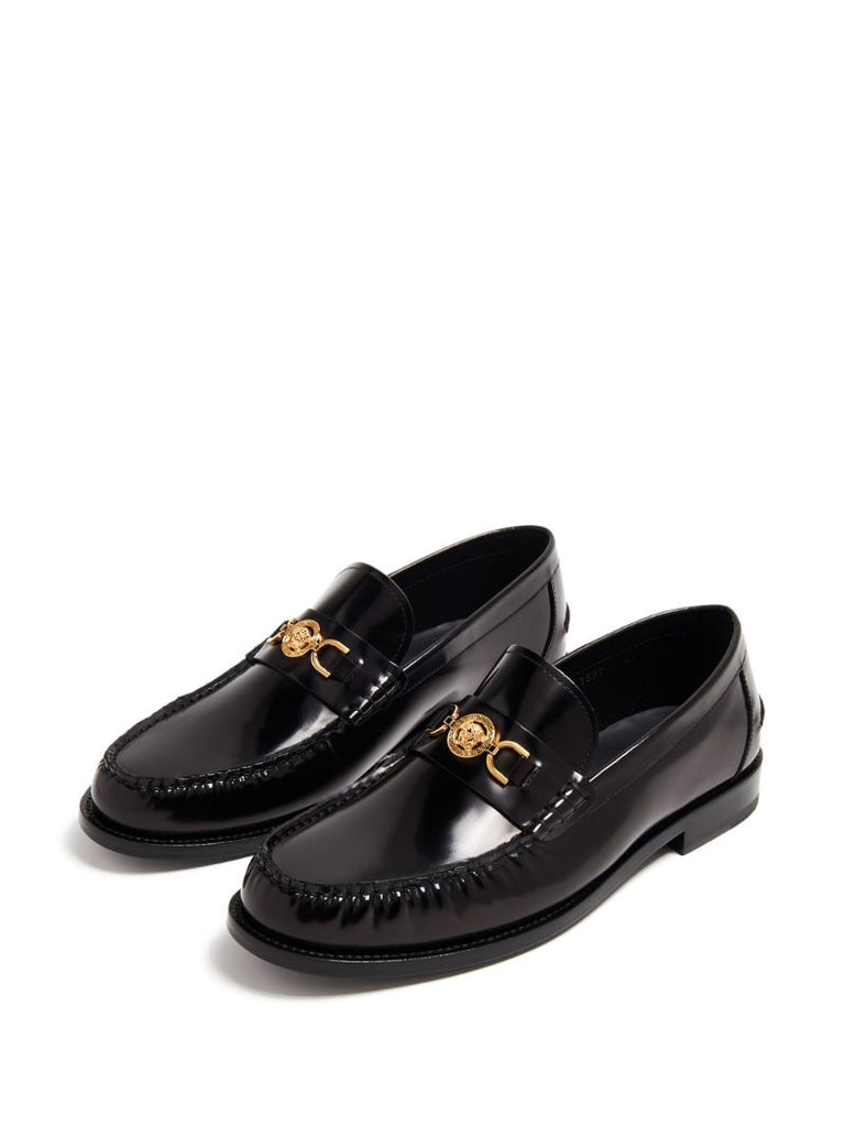 Black Medusa '95 Leather Loafers