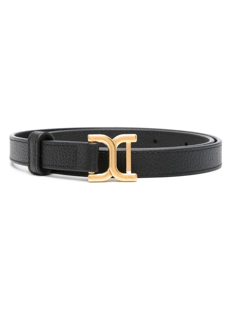 Black Marcie Leather Belt
