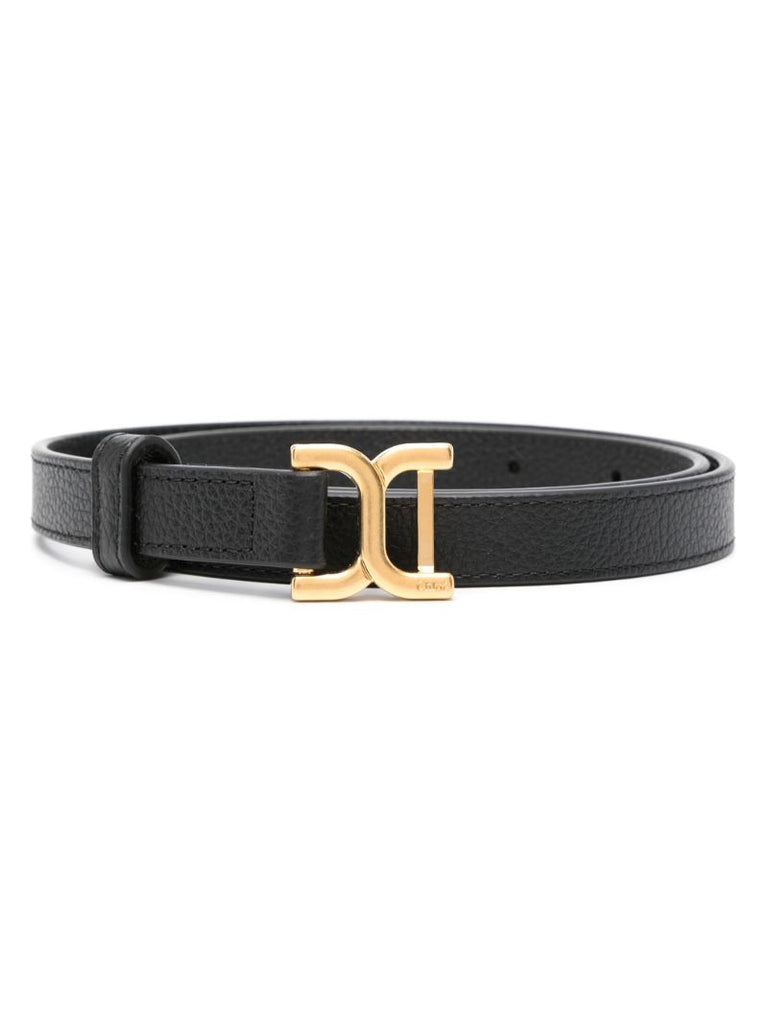 Black Marcie Leather Belt