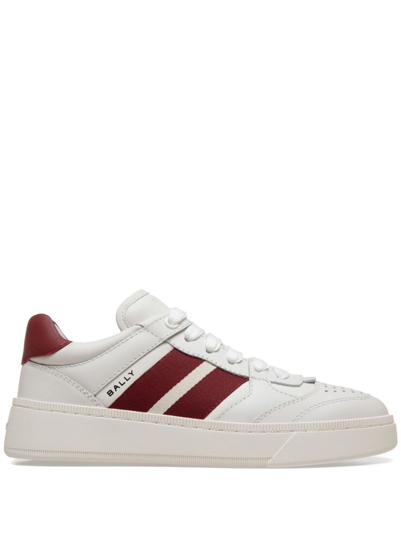 White Raise Leather Sneakers