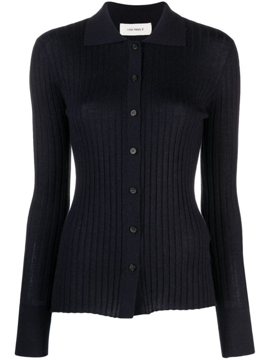 Blue Aria Cashmere Cardigan