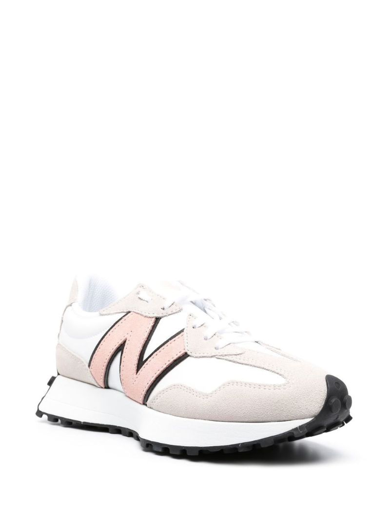White 327 Leather Low-top Sneakers