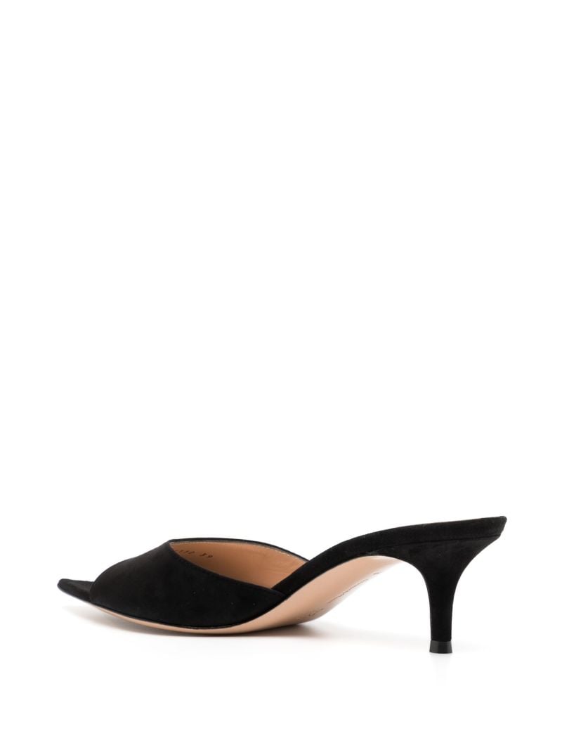 Black Elle 55 Suede Mules