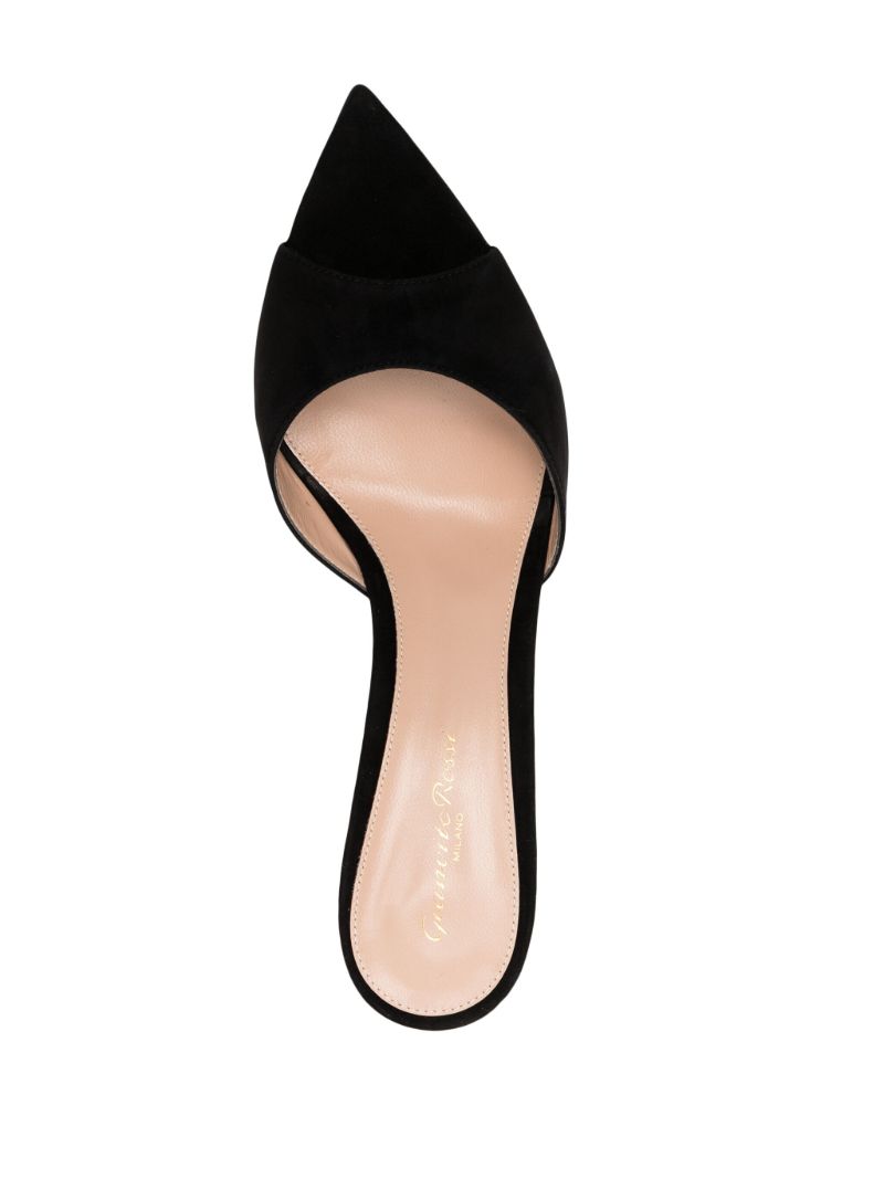 Black Elle 55 Suede Mules