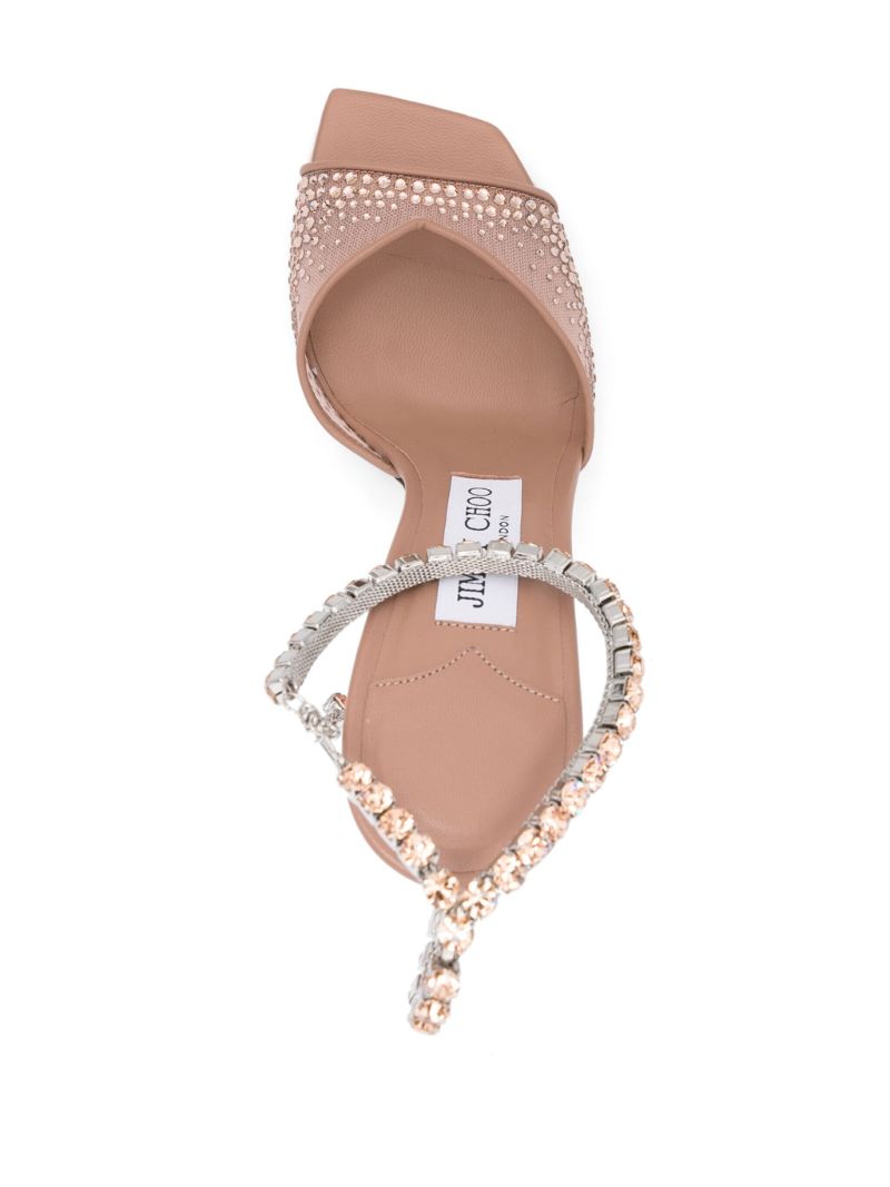 Pink Saeda 100 Satin Sandals
