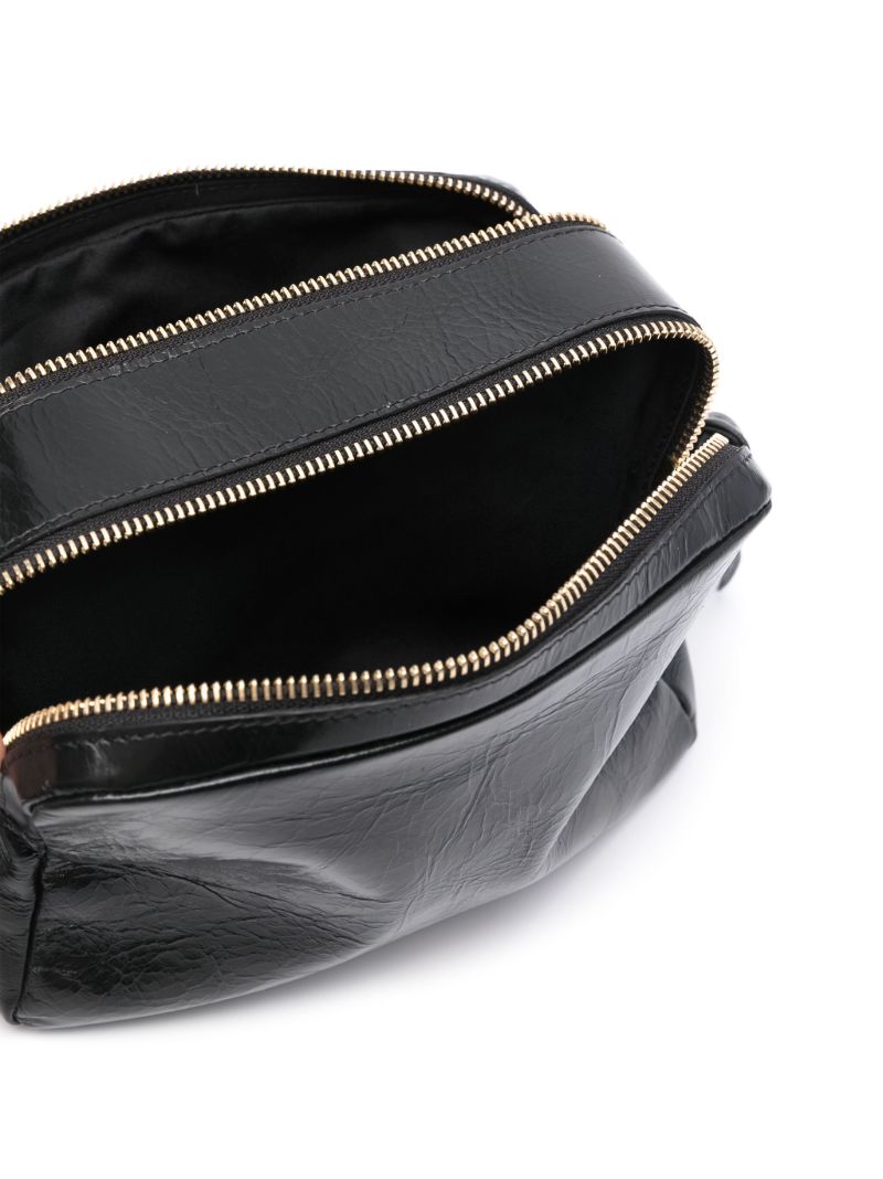 Black Wardy Leather Camera Bag