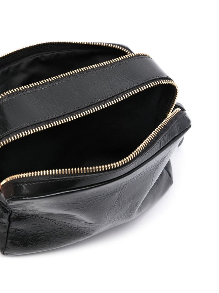 Black Wardy Leather Camera Bag