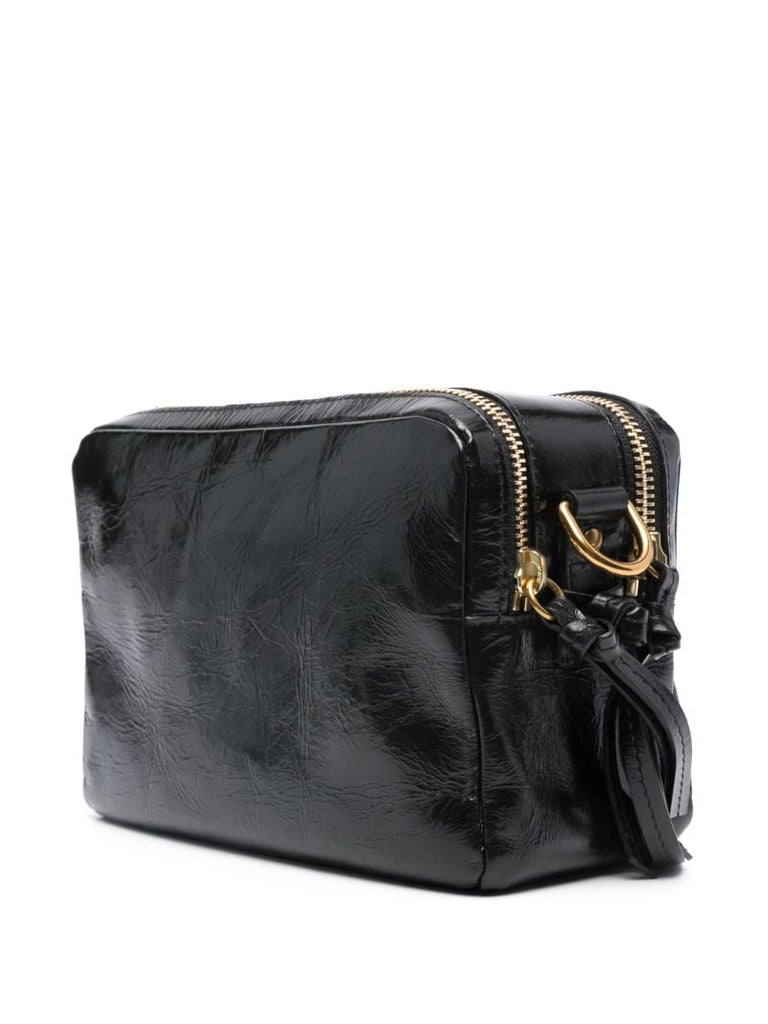 Black Wardy Leather Camera Bag