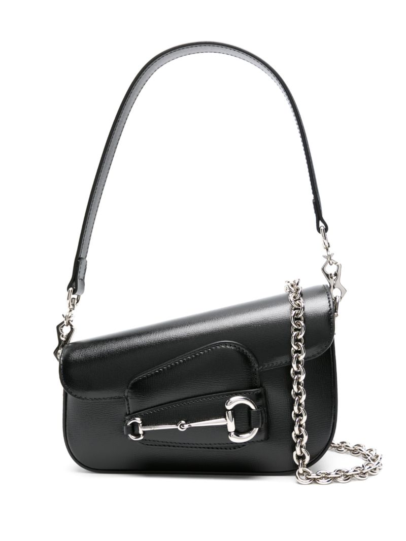 Black Gucci Horsebit 1955 Mini Shoulder Bag