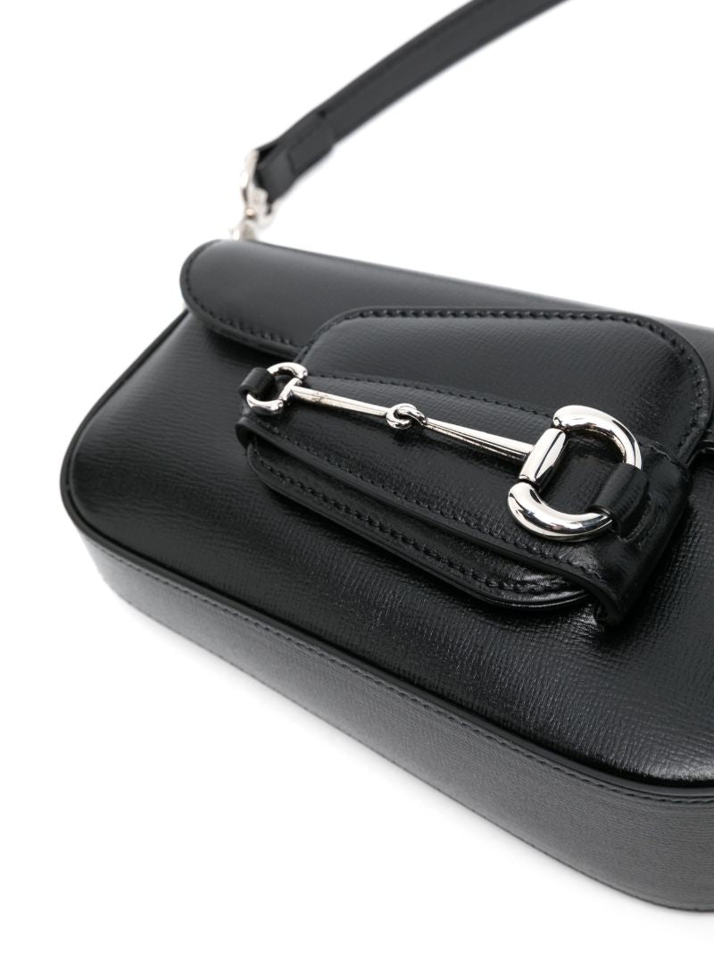 Black Gucci Horsebit 1955 Mini Shoulder Bag