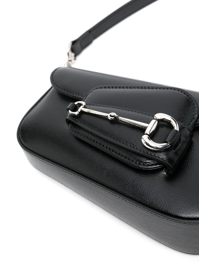 Black Gucci Horsebit 1955 Mini Shoulder Bag
