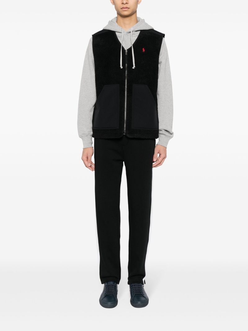 Black Drawstring Track Pants
