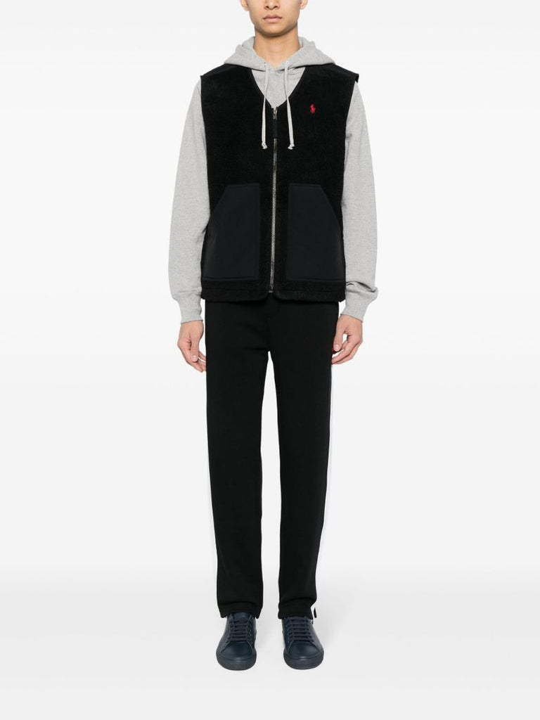 Black Drawstring Track Pants