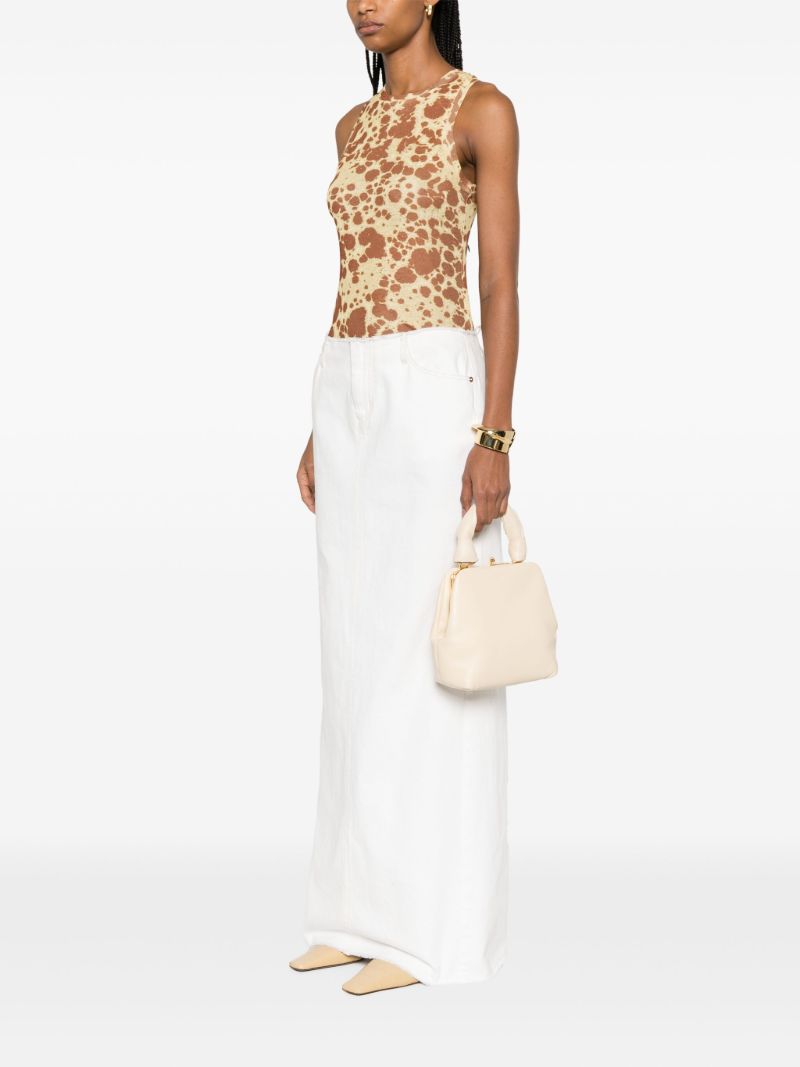 Neutral Goji Small Leather Bag