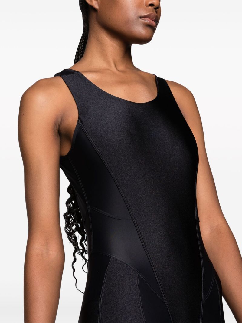 Black Sleeveless Training Jumpsuit