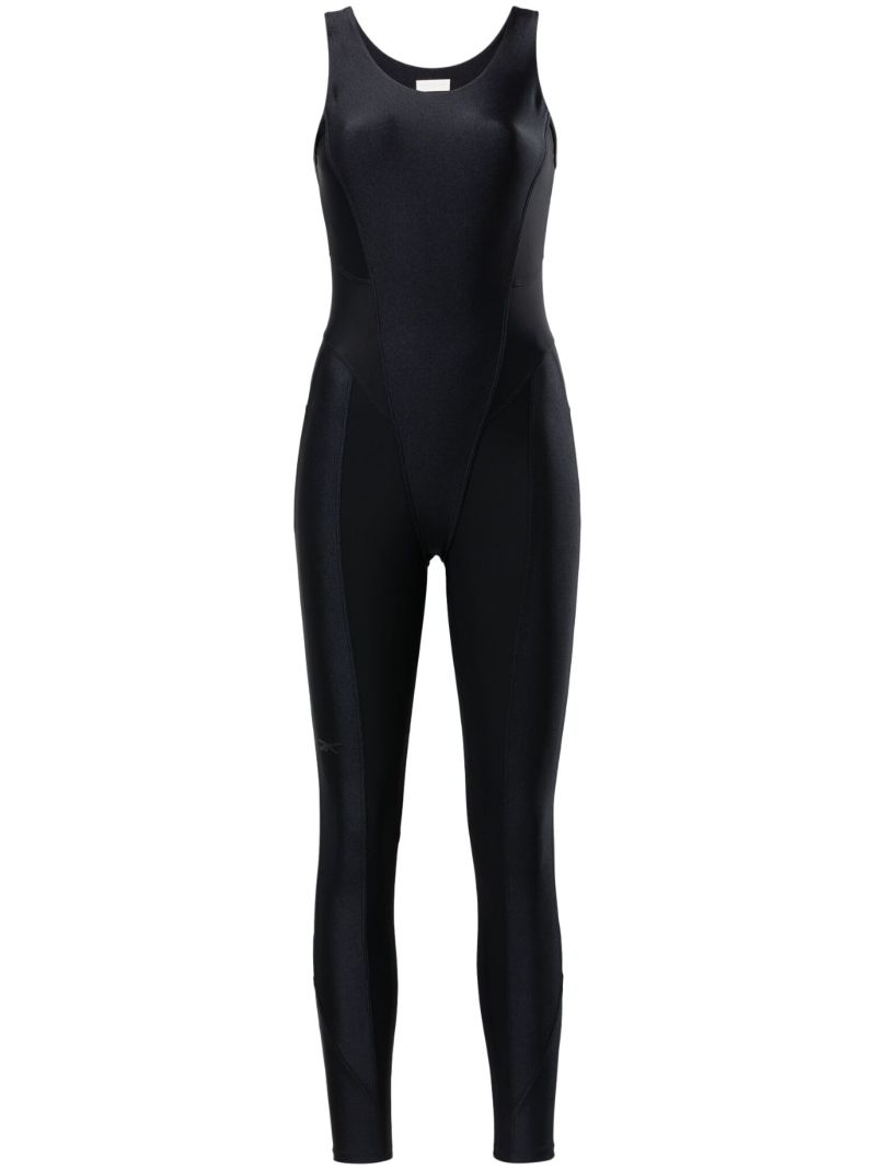 Black Sleeveless Training Jumpsuit
