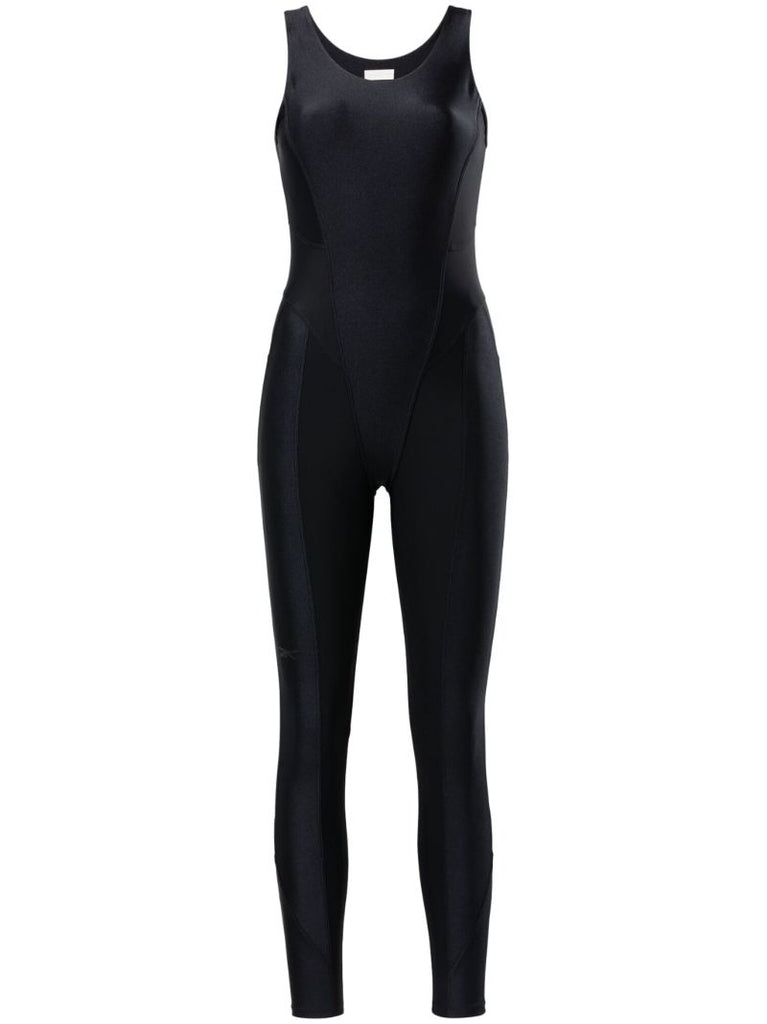 Black Sleeveless Training Jumpsuit