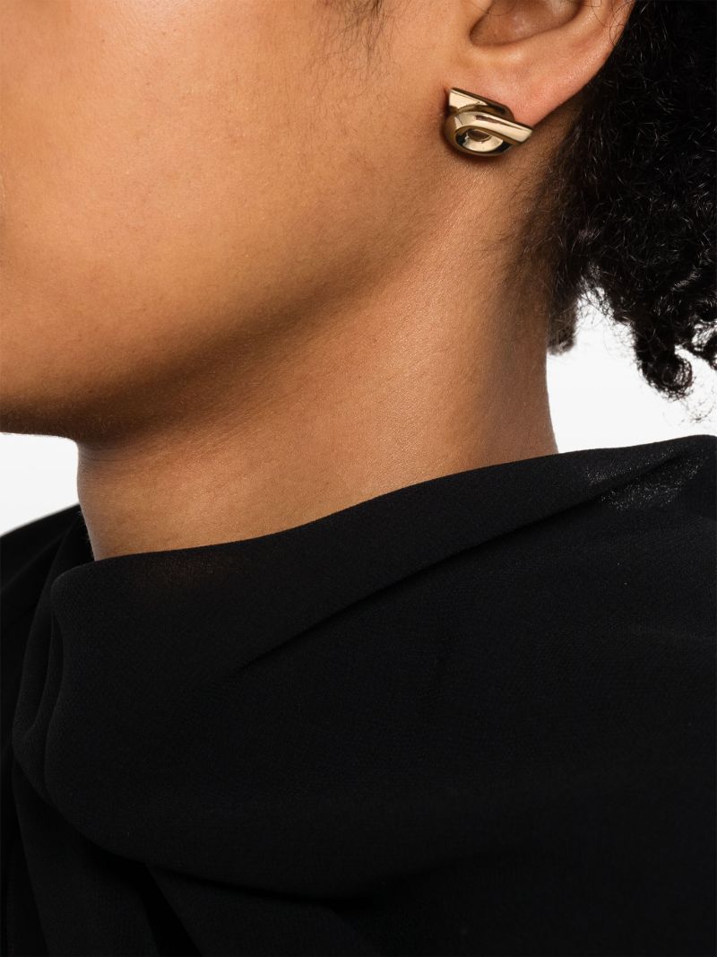 Gold-tone Gancini Stud Earrings
