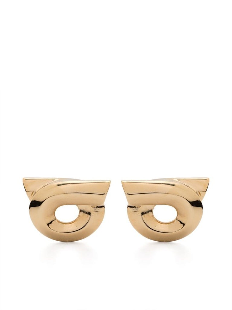 Gold-tone Gancini Stud Earrings