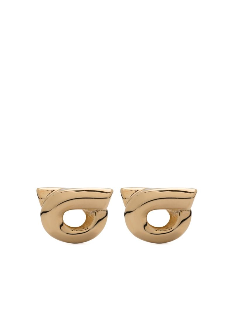 Gold-tone Gancini 10 Stud Earrings