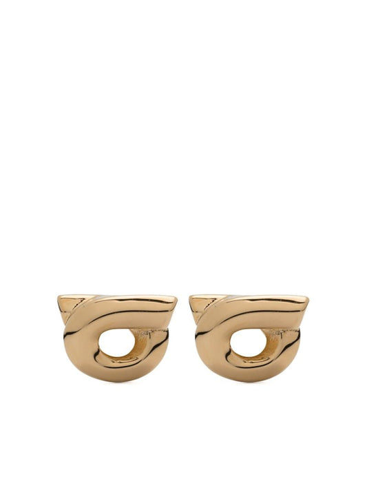 Gold-tone Gancini 10 Stud Earrings