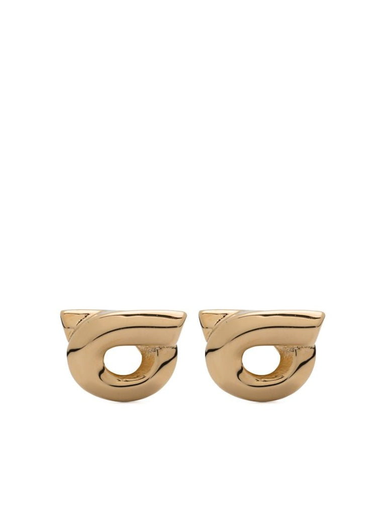 Gold-tone Gancini 10 Stud Earrings