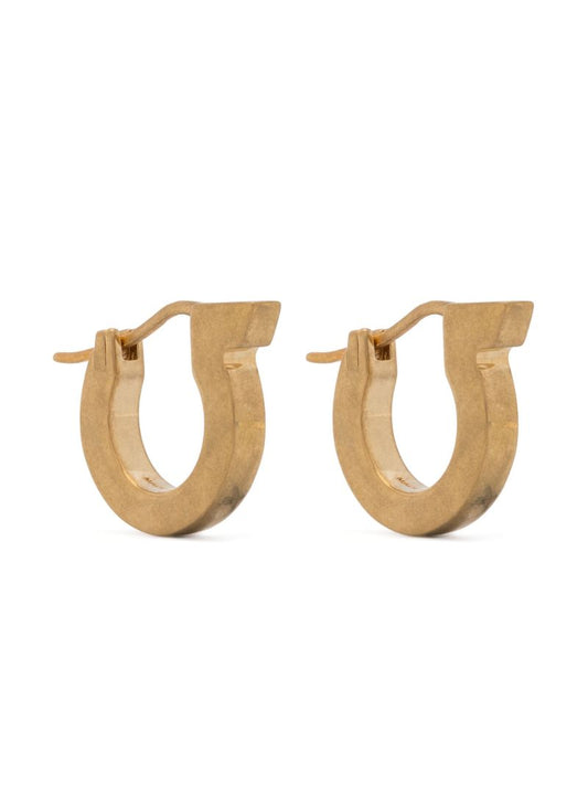 Gold-tone Gancini Hoop Earrings
