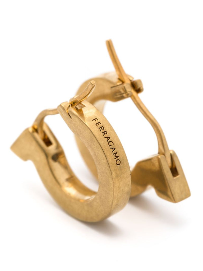 Gold-tone Gancini Hoop Earrings