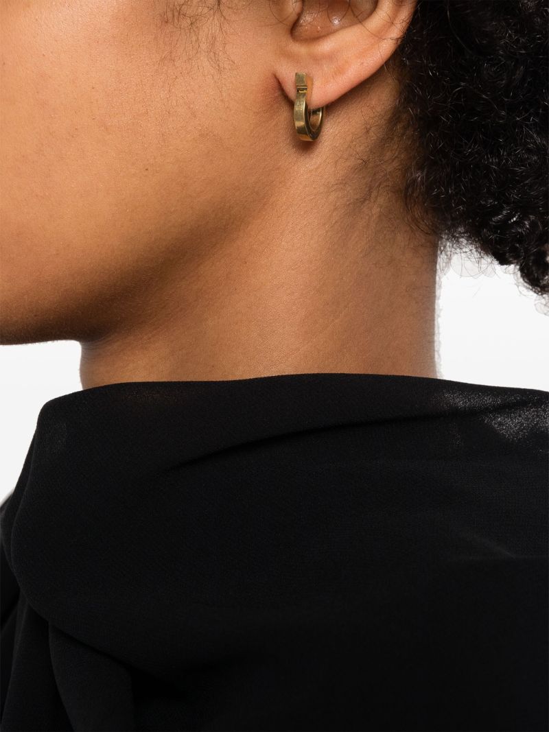 Gold-tone Gancini Hoop Earrings