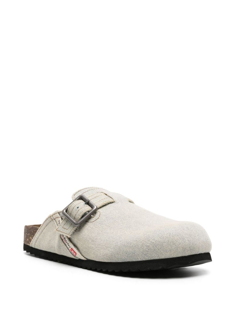 Blue D-woodstock X Denim Slippers