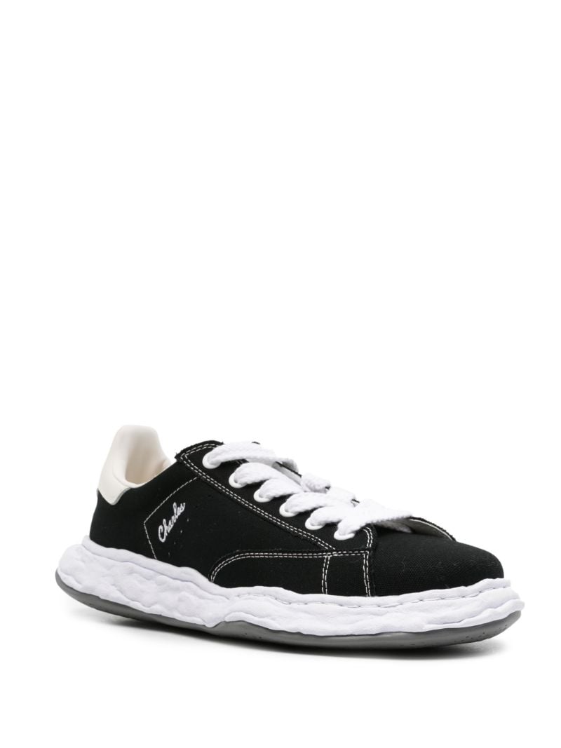 Black Charles Canvas Sneakers
