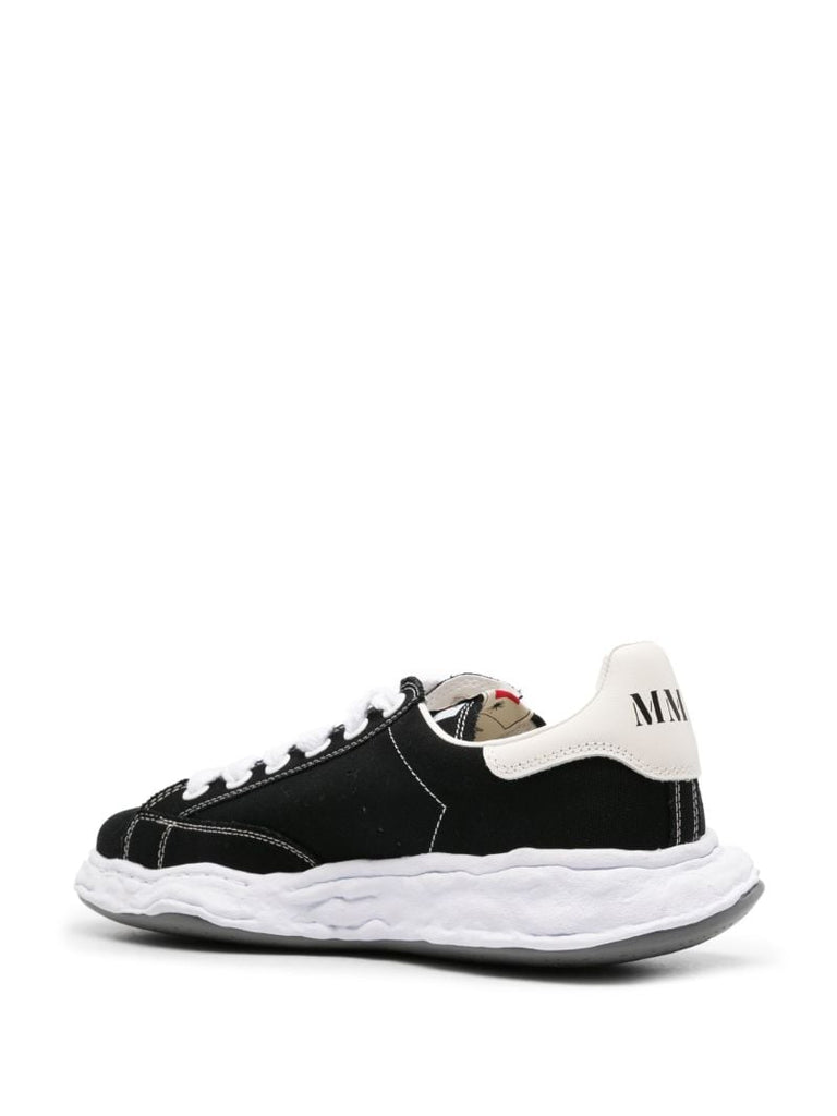 Black Charles Canvas Sneakers