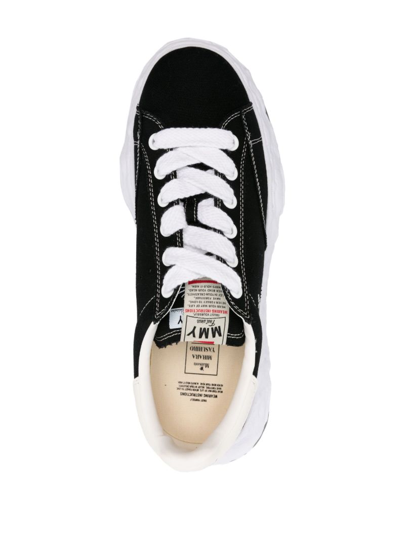 Black Charles Canvas Sneakers