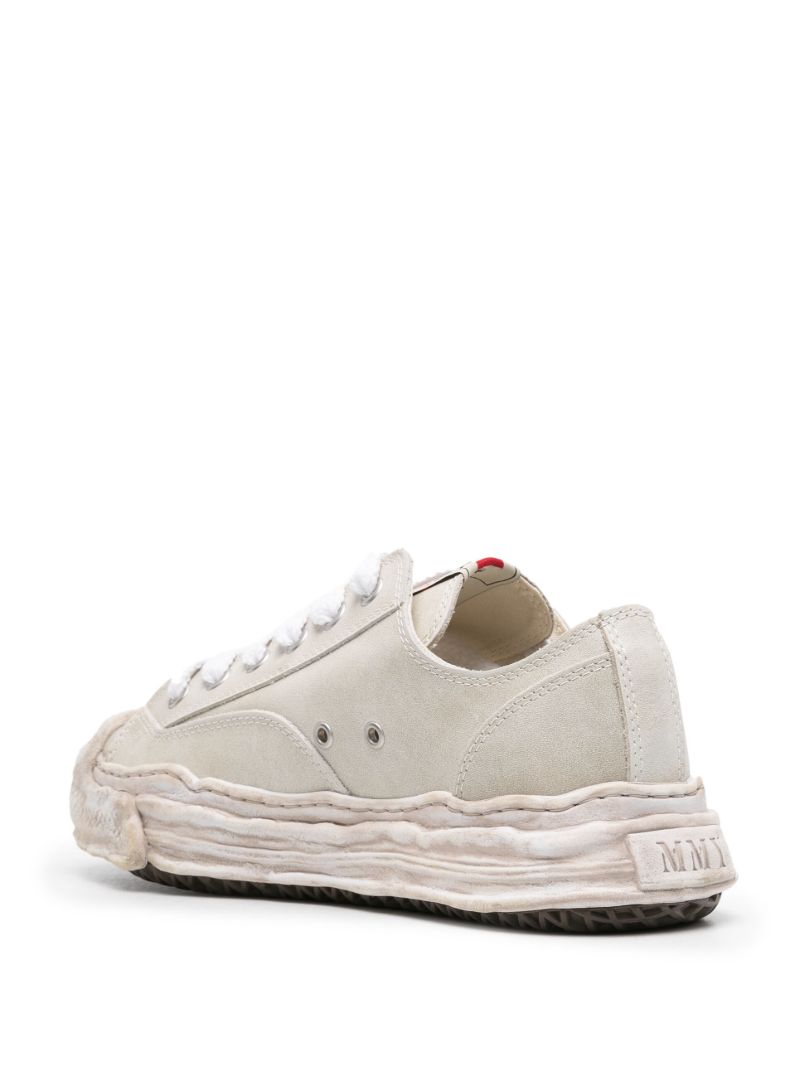 White Hank Vintage Leather Sneakers