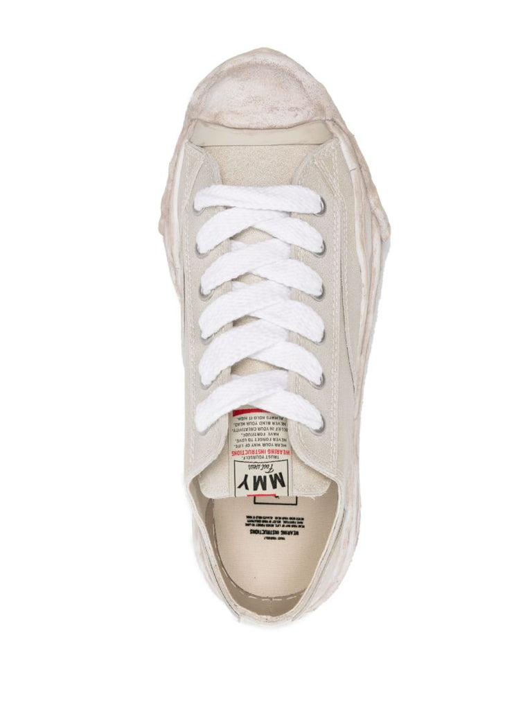 White Hank Vintage Leather Sneakers