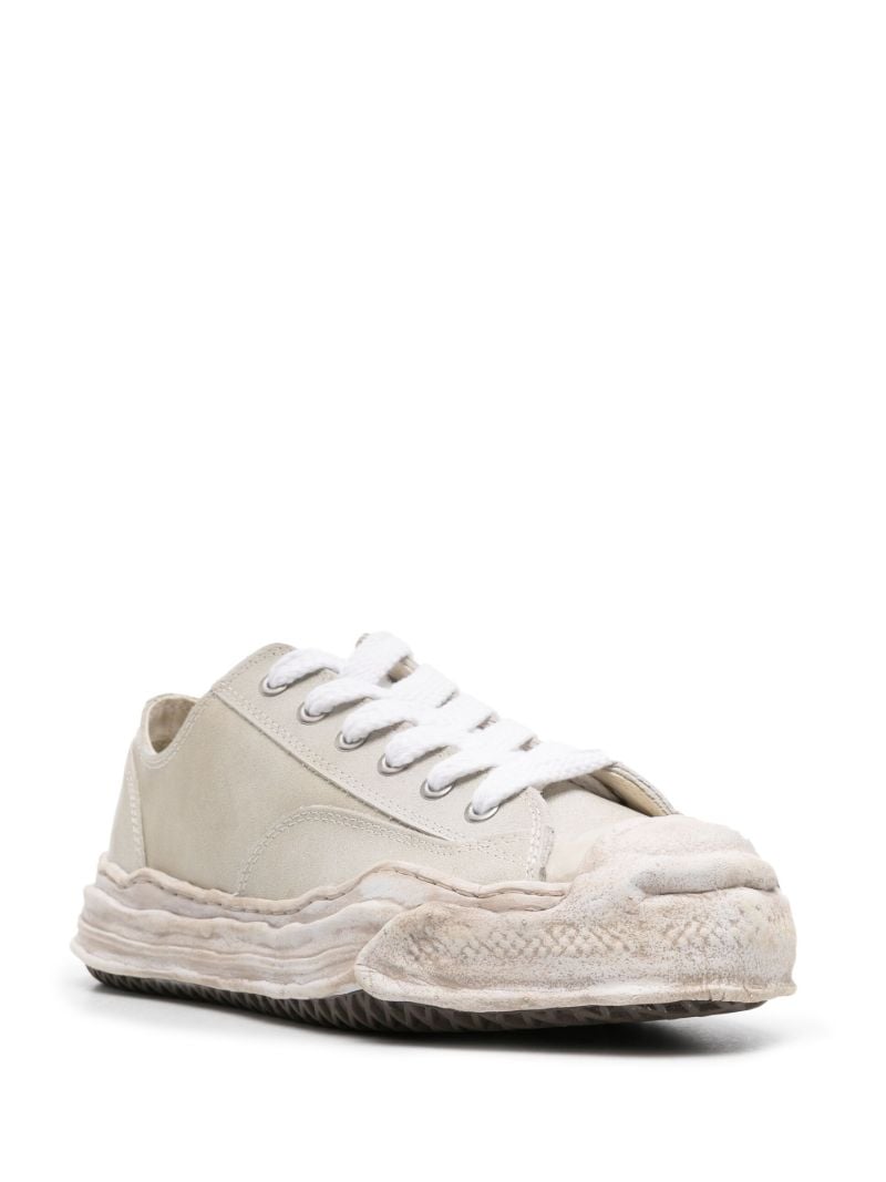 White Hank Vintage Leather Sneakers