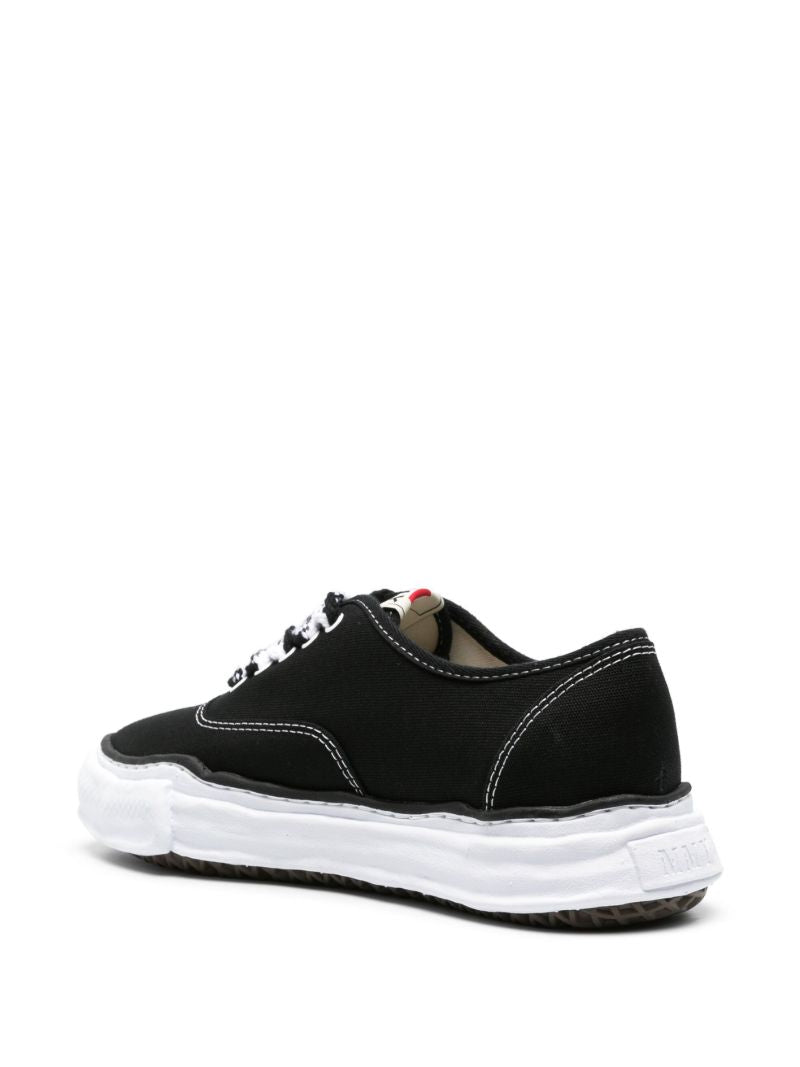 Black Baker Og Sole Canvas Sneakers
