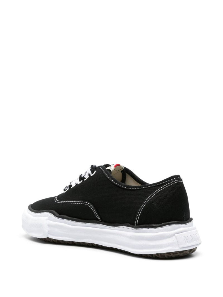 Black Baker Og Sole Canvas Sneakers