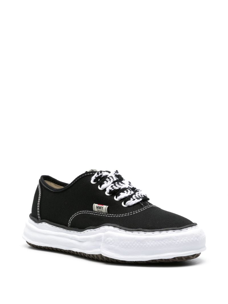 Black Baker Og Sole Canvas Sneakers