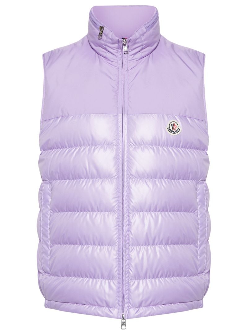 Purple Cerces Down Gilet