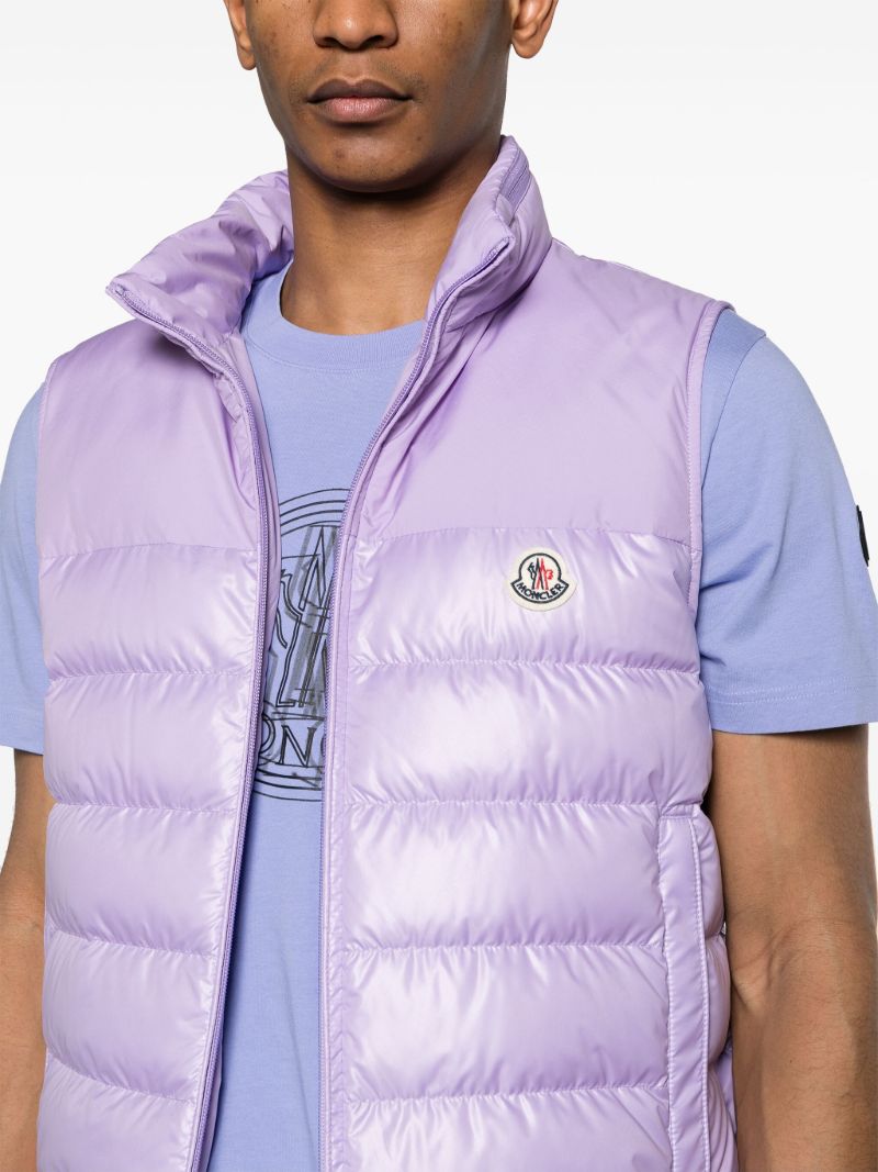 Purple Cerces Down Gilet