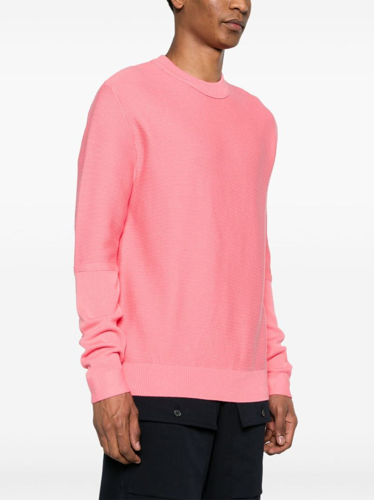 Pink Logo AppliquÃ_x0083_Â© Cotton Jumper