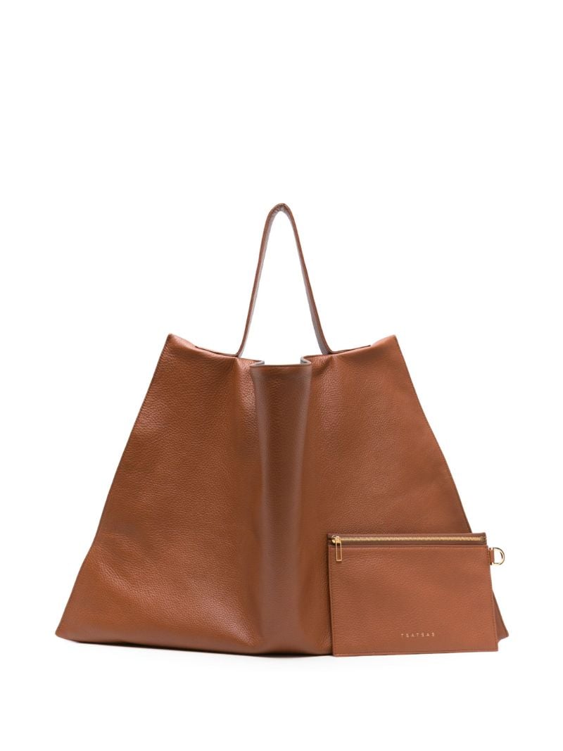 Brown Nathan Leather Shoulder Bag